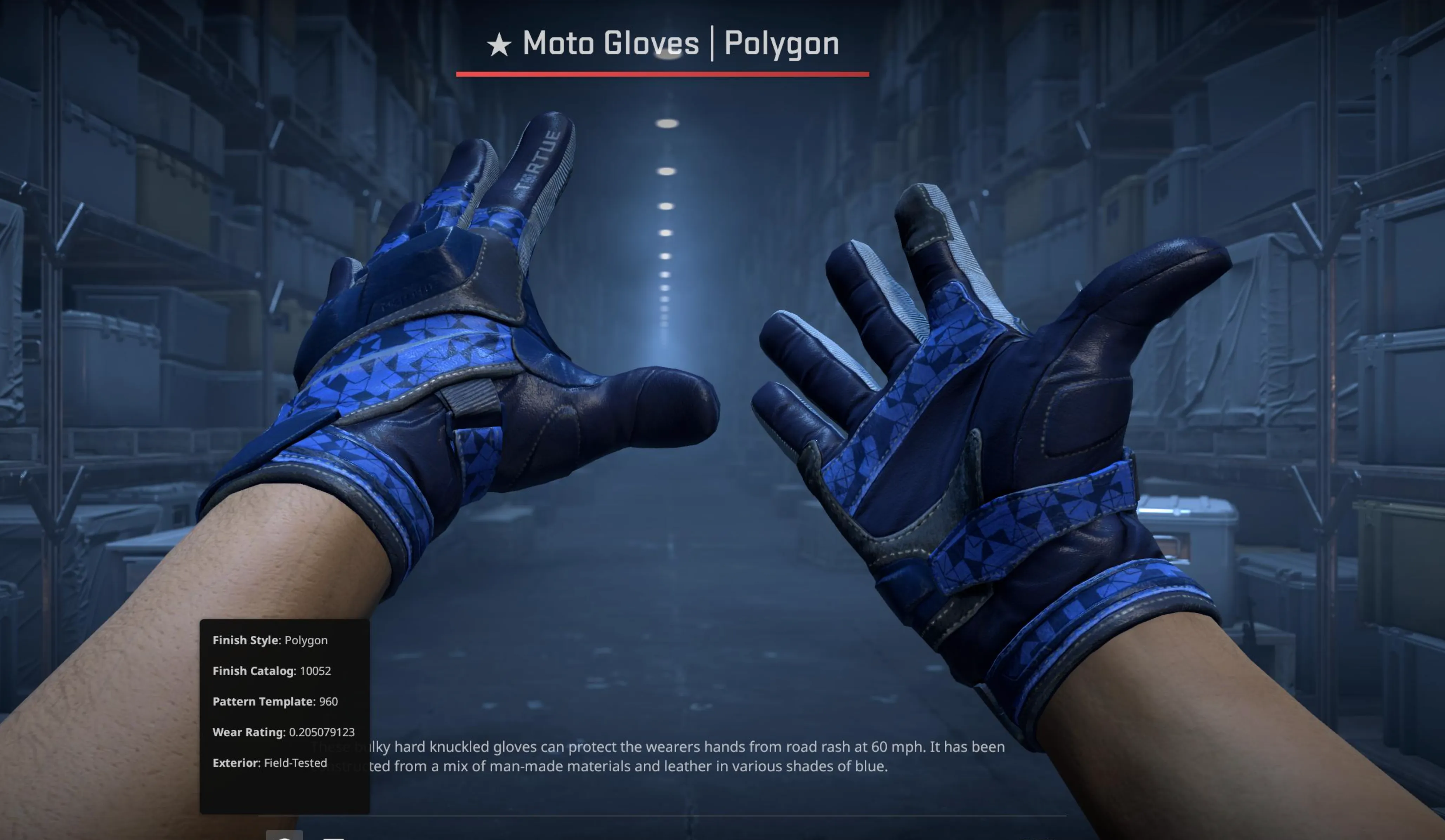 Moto Gloves Polygon